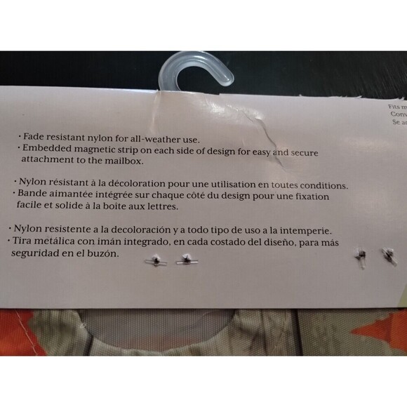 Patterned Pumpkins And Leaves Autumn Magnetic Mailbox Cover Fall Leaves Standard - Picture 4 of 5